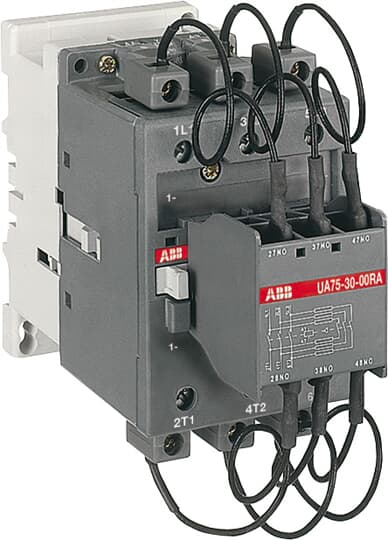ABB UA75-30-00RA 220-230V 50Hz / 230-240V 60Hz, 400-415V 60 Kvar capacitor contactor
